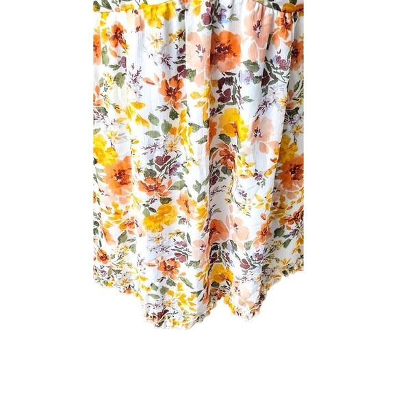 Trixxi New Juniors Floral Print Sleeveless Asymmetrical Hem Mini Dress Size XL - Picture 7 of 16